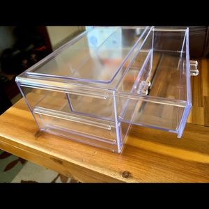 New Acrylic 2 drawer Makeup Organizer